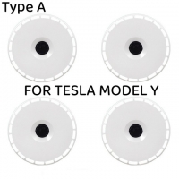 Wheel cover Cap for Tesla Y 19 FGP Range MAX SET White